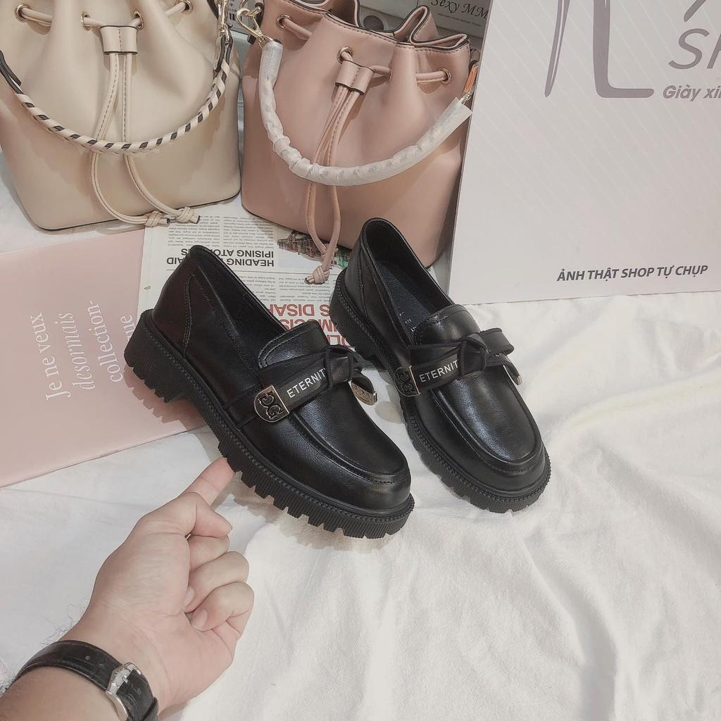 Giày Moka Nữ bệt búp bê Nơ mềm mại xuất dư {Mã Moka} , sz 35-39 .Thóc Store