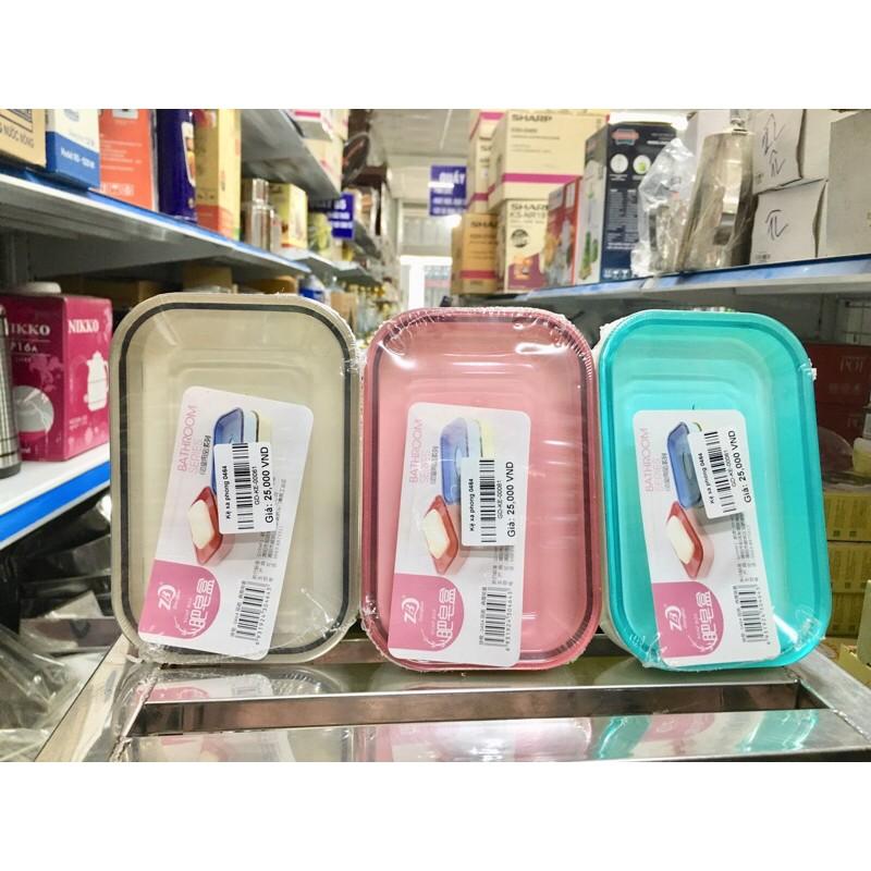 Hộp đựng xà bông cục 2 lớp
