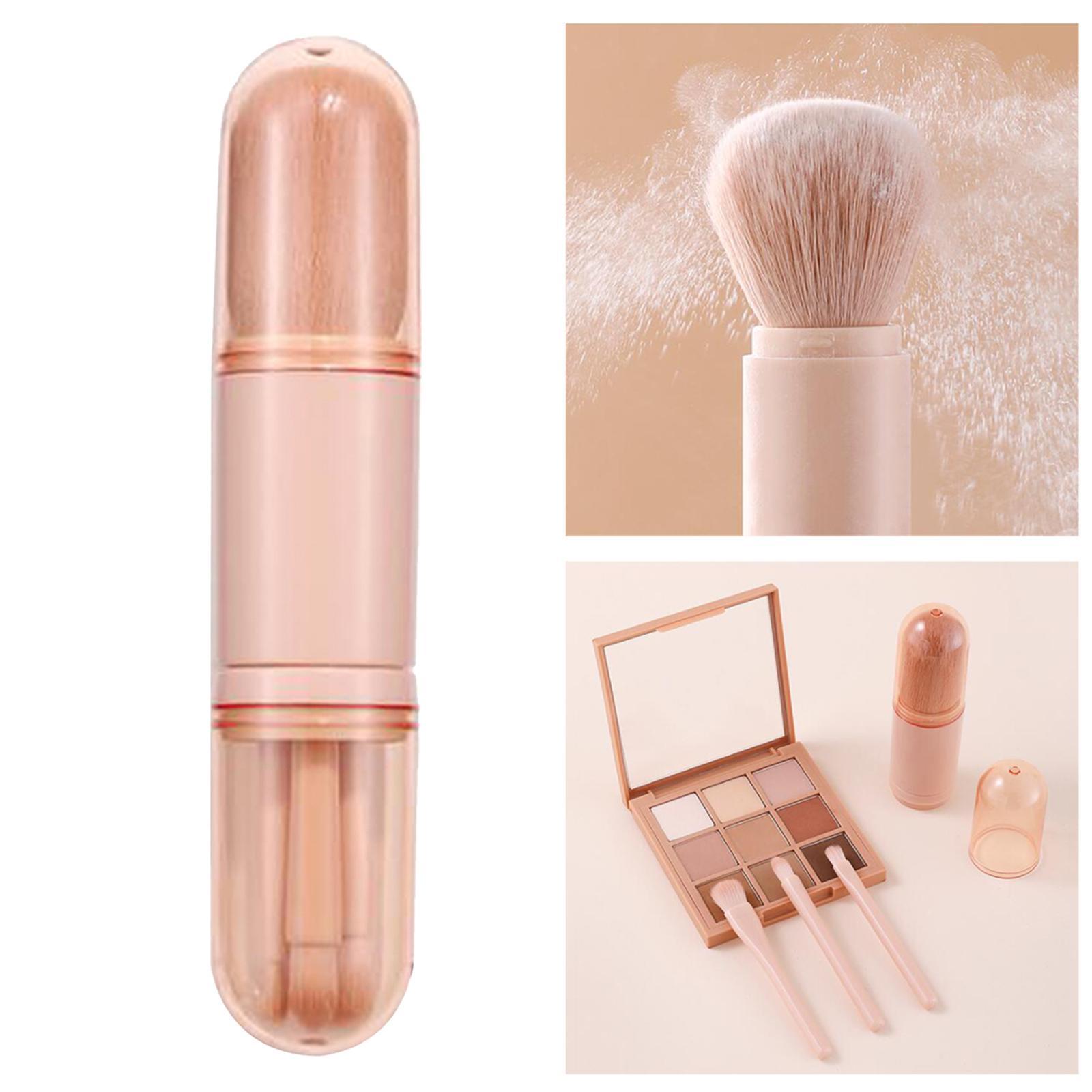 Small Makeup Brush Set W/ Carry Case  for Eyeshadow Blush