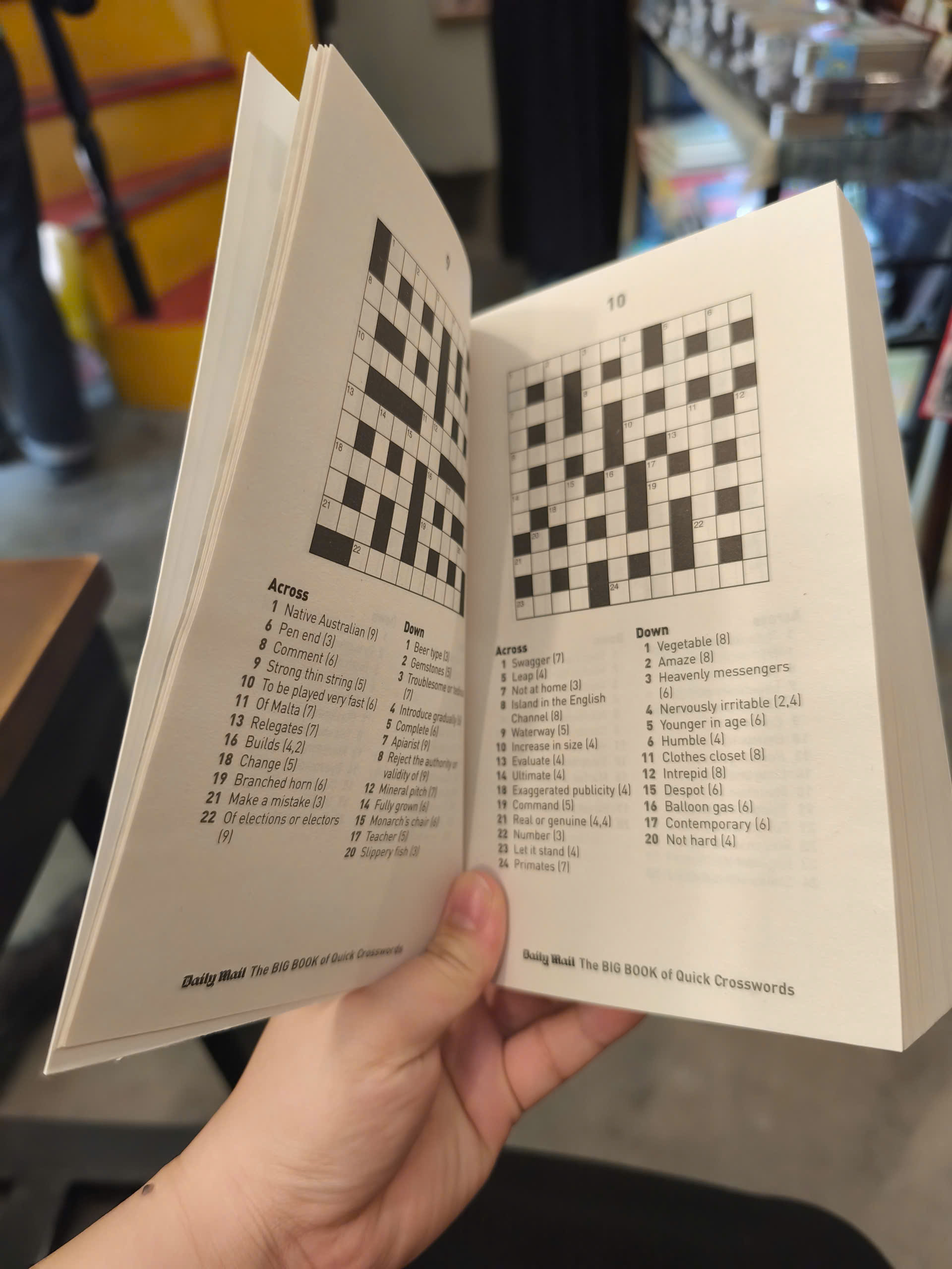 Sách - The Big Book of Quick Crosswords 8 | Games / Ngoại văn Nhập khẩu UK / Trò chơi ô chữ giải trí
