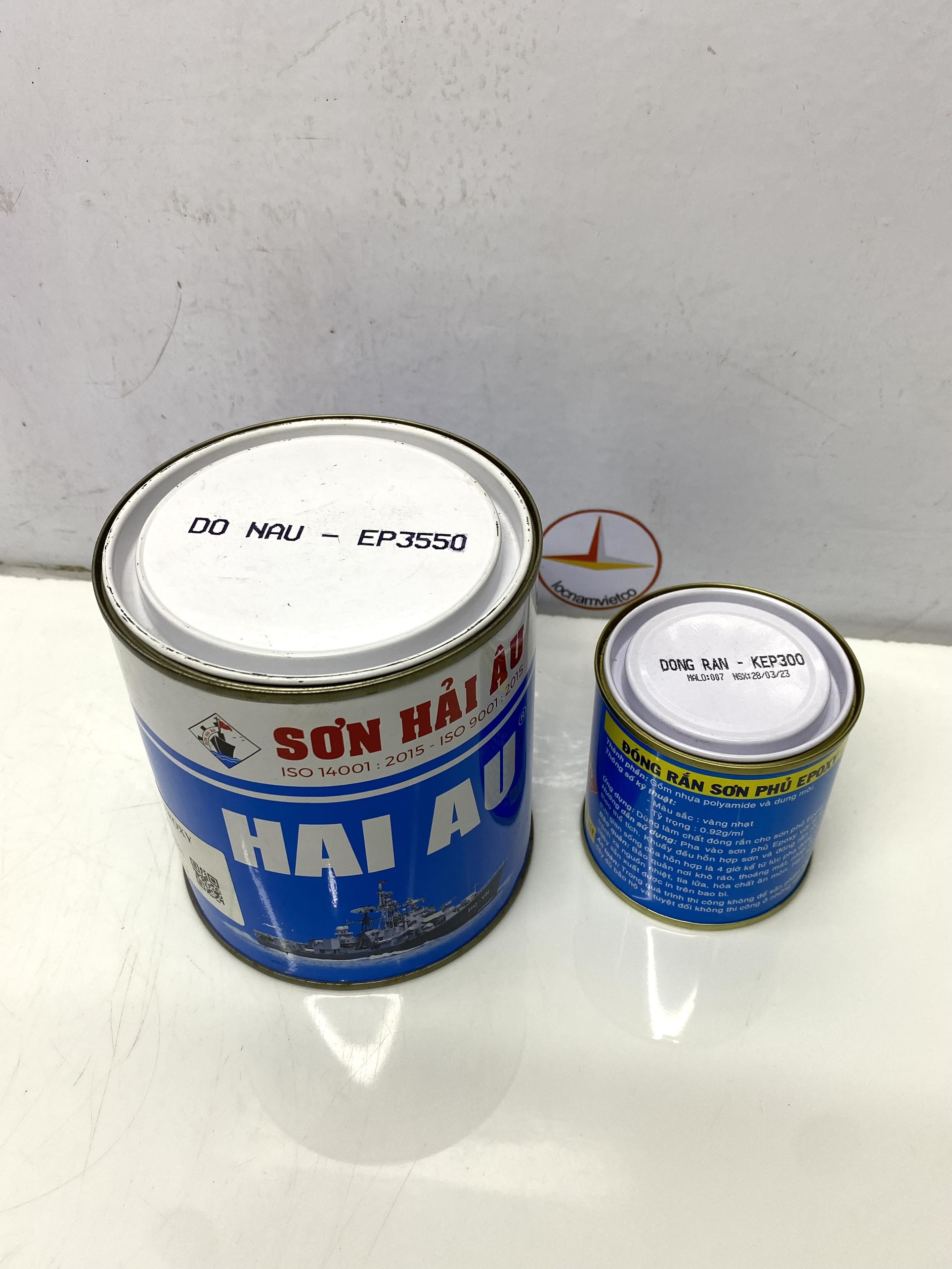 Sơn Epoxy Hải Âu màu đỏ EP550 1L/Bộ