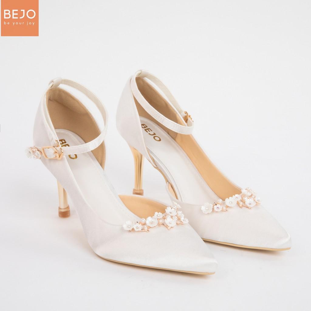 GIÀY CƯỚI - GIÀY CÔ DÂU BEJO H88.05.HOA MAI - WEDDING SHOES