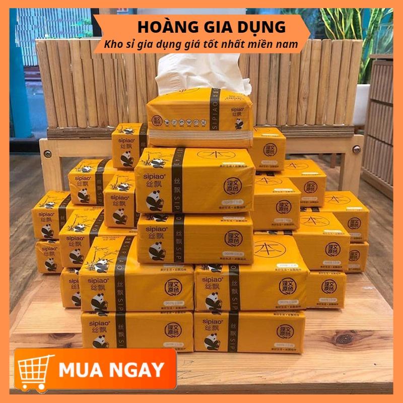 1 Thùng 30 Gói Khăn Giấy Ăn Gấu Trúc Sipiao 300 Tờ H300