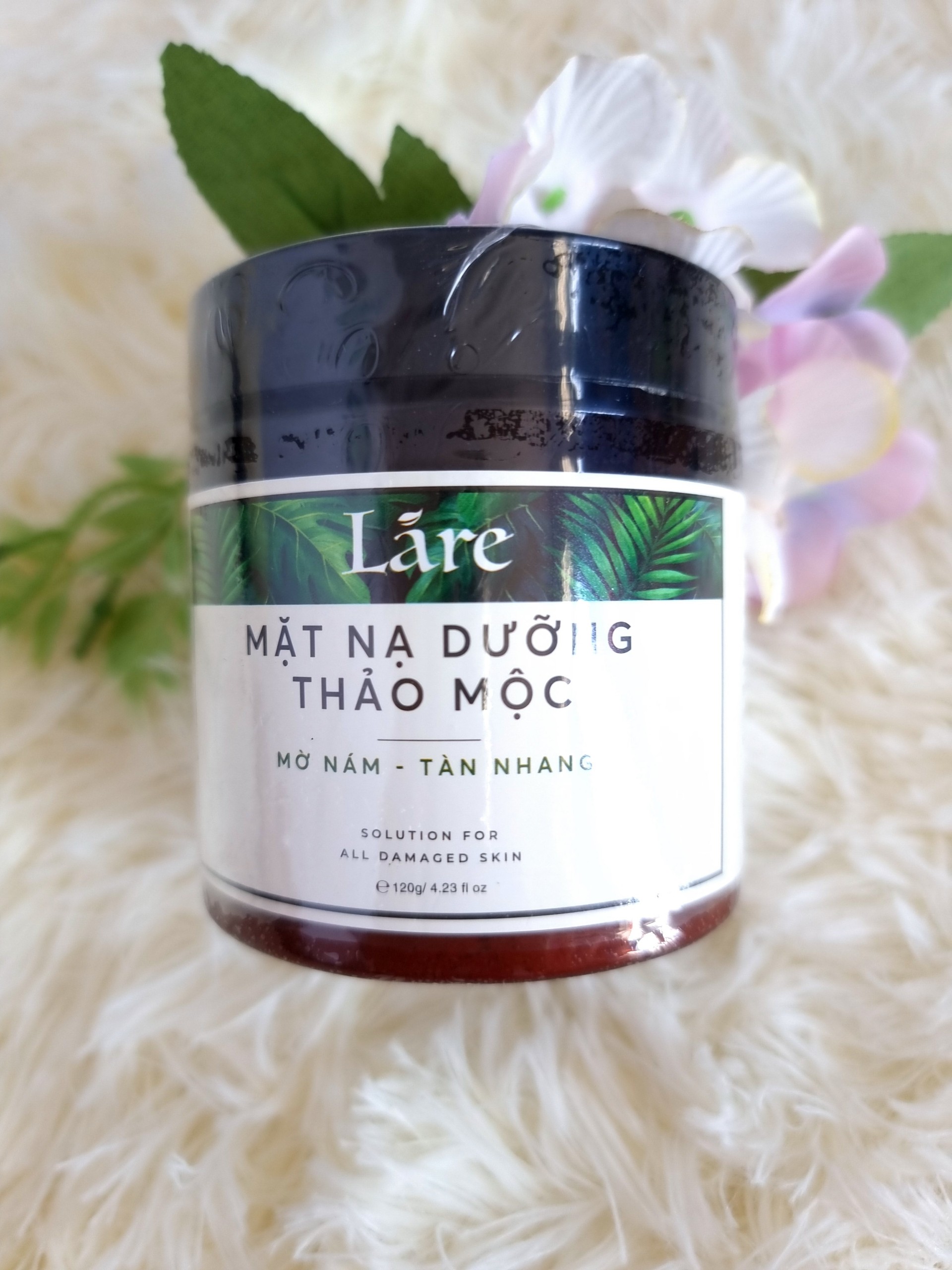 MẶT NẠ DƯỠNG THẢO MỘC MỜ NÁM - TÀN NHANG 120GR TẶNG KÈM CỌ ĐẮP NẠ