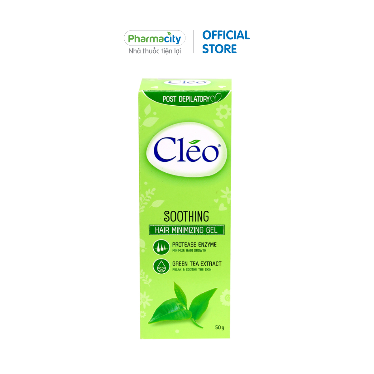 Gel dịu da sau tẩy lông Cléo giúp chậm mọc lông (50g)