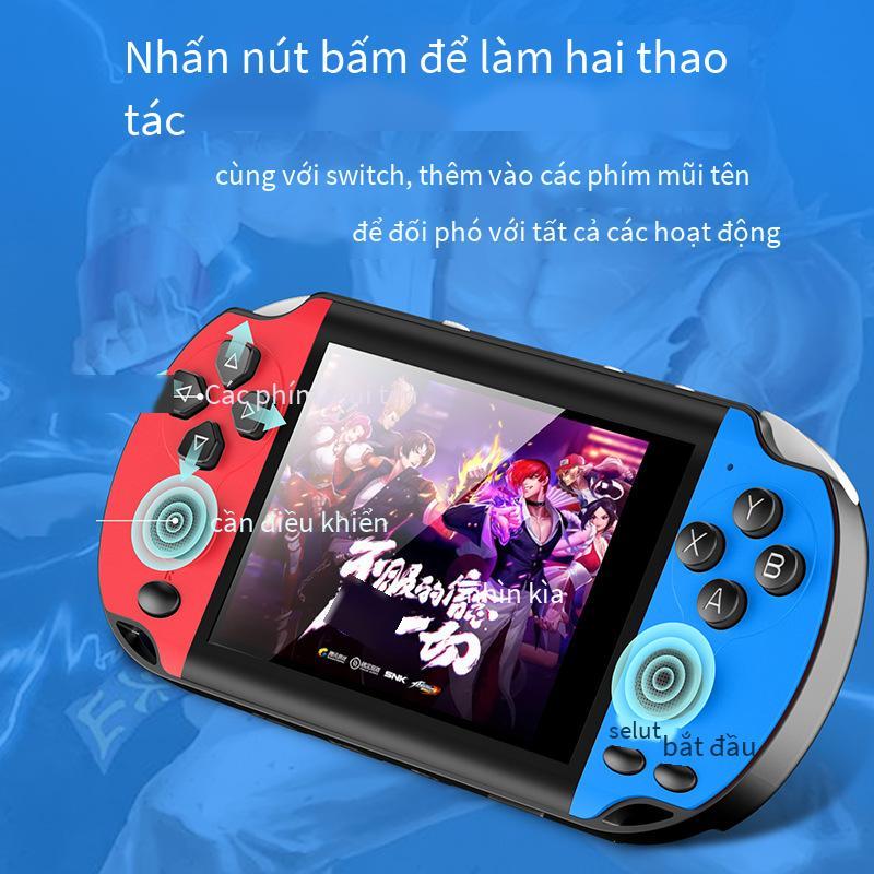Máy chơi game cầm tay PSP màn hình lớn độ nét cao thuận lợi nhất cần điều khiển đôi màn hình ngang retro hoài cổ trò chơi arcade đơn và đôi FC