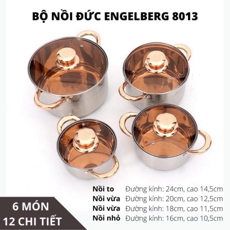 Bộ Nồi Đức 6 món 12 chi tiết ENGELBERG