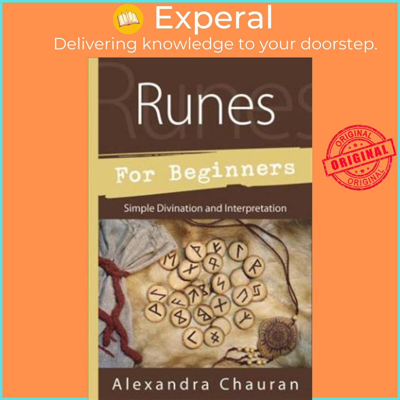 Sách - Runes for Beginners : Simple Divination and Interpretation by Alexandra Chauran