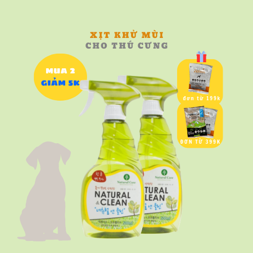 Xịt Khử Mùi Diệt Khuẩn Cho Thú Cưng Natural Core NC301