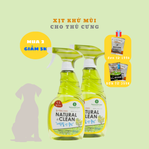 Xịt Khử Mùi Diệt Khuẩn Cho Thú Cưng Natural Core NC301 (500ml)