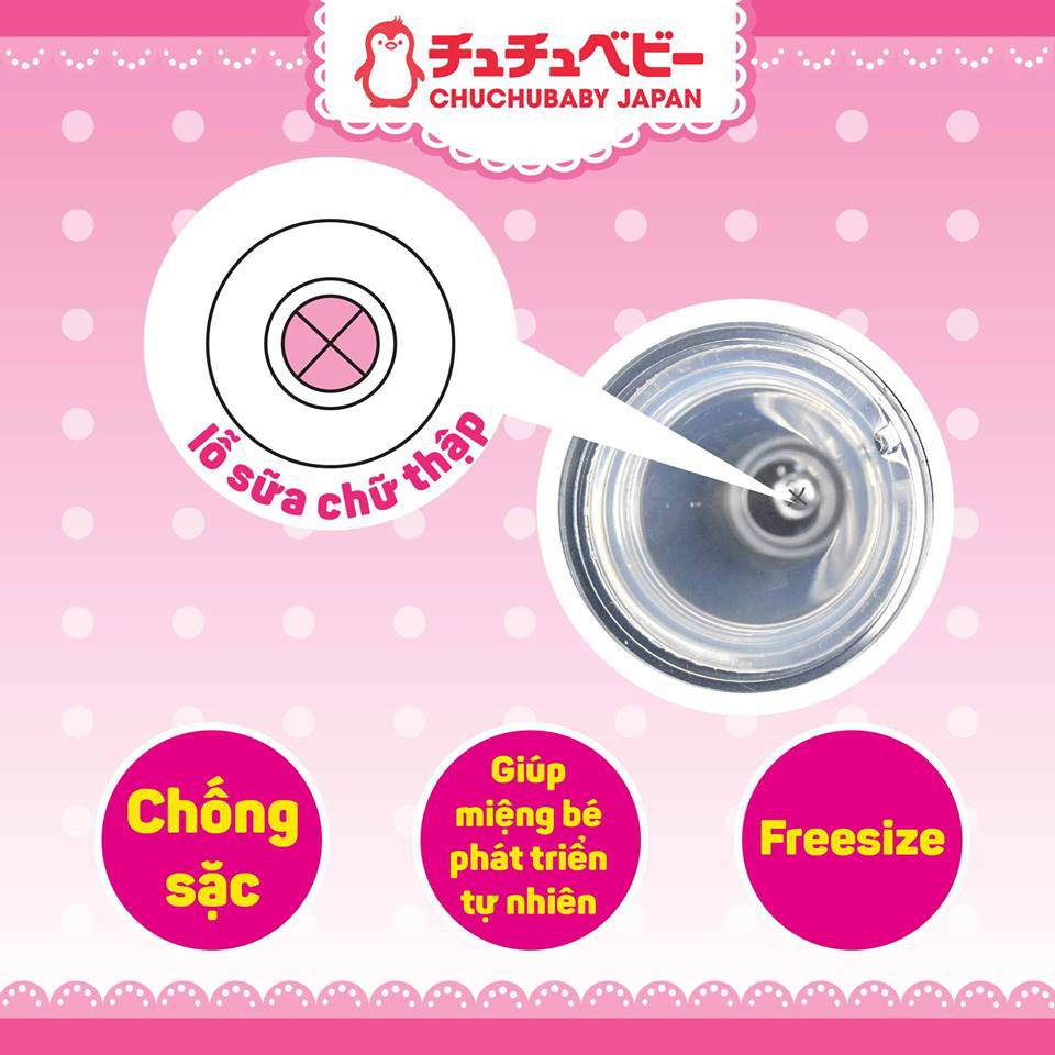 Núm Ty Silicon Cổ Rộng Hộp Siêu Mềm Multi Fit Ngừa Sặc Sữa, Chống Đầy Hơi Chính Hãng