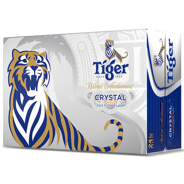 Thùng 24 lon Tiger Crystal lon cao (330ml/lon)