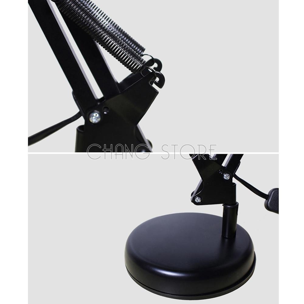 Đèn học gấp có đế kẹp đảm bảo ánh sáng bảo vệ thị lực, được phủ lớp sơn tĩnh điện siêu bền