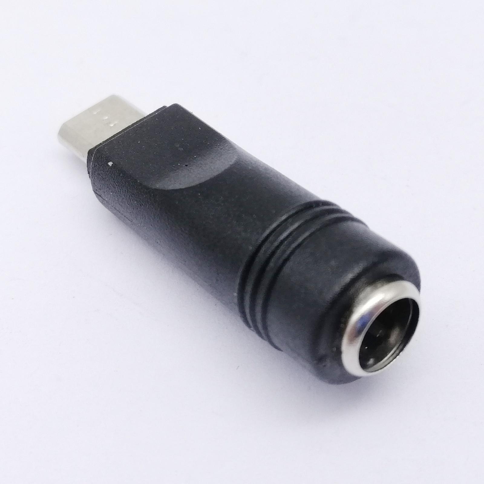 2-4pack 5Pieces DC Power Micro USB 5 Pin Male to 5.5x2.1mm Female Charging