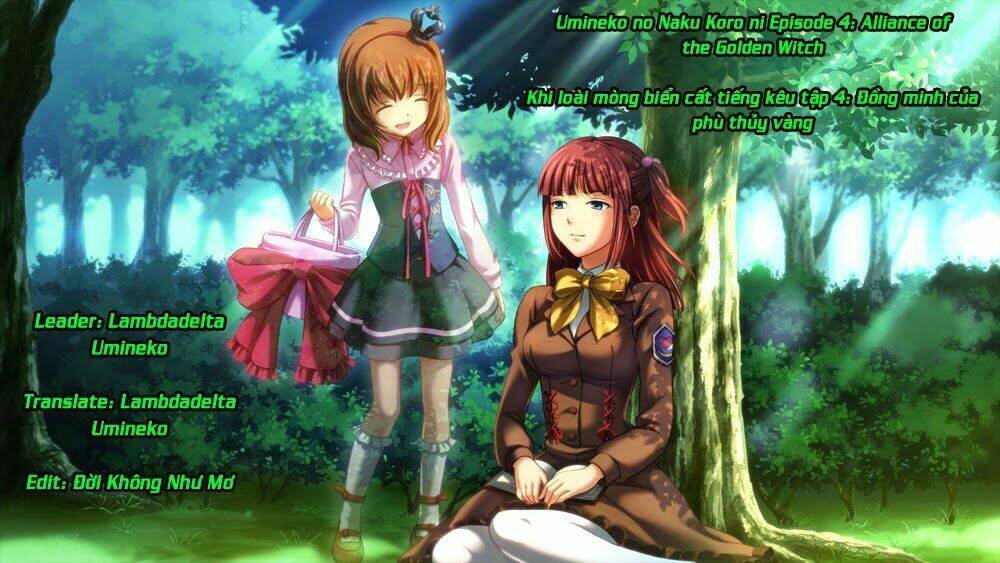 Umineko no Naku Koro ni Episode 1: Legend of the Golden Witch Chapter 27 - Trang 1