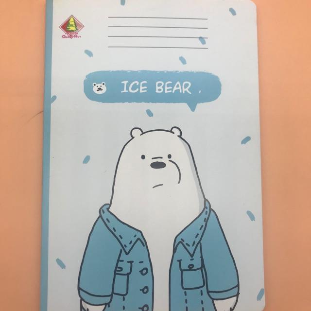 Vở Kẻ Ngang Ice Bear 72 Trang Dành Cho Học Sinh Trung Học