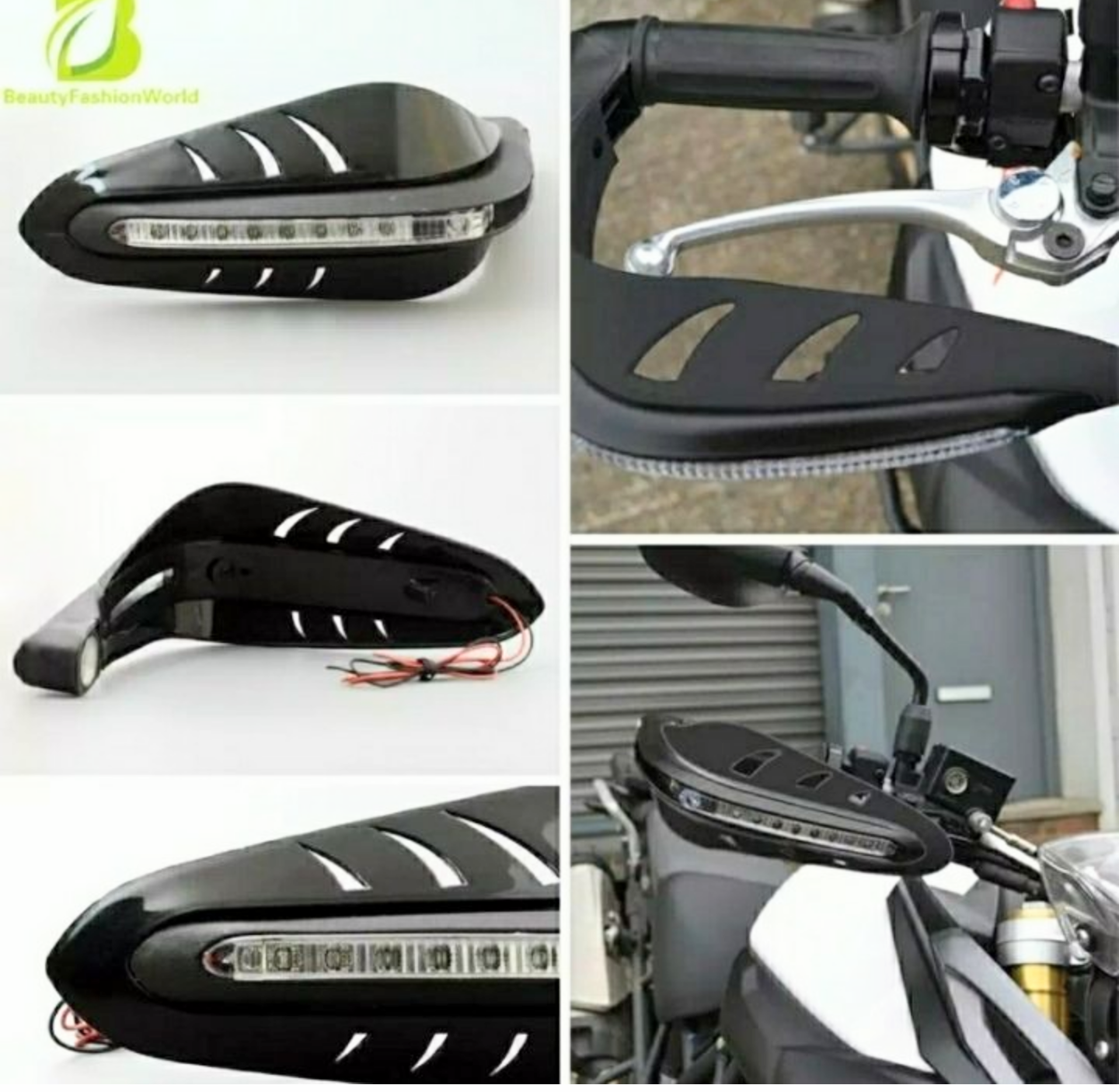 SIÊU GIÁ VỚI BỘ 2 GÙ CHỐNG ĐỖ BẢO VỆ TAY LÁI XE MÁY CÓ ĐÈN LED TRANG TRÍ LÀM XIN NHAN CỰC ĐẸP MẪU MỚI HÀNG CHẤT LƯỢNG