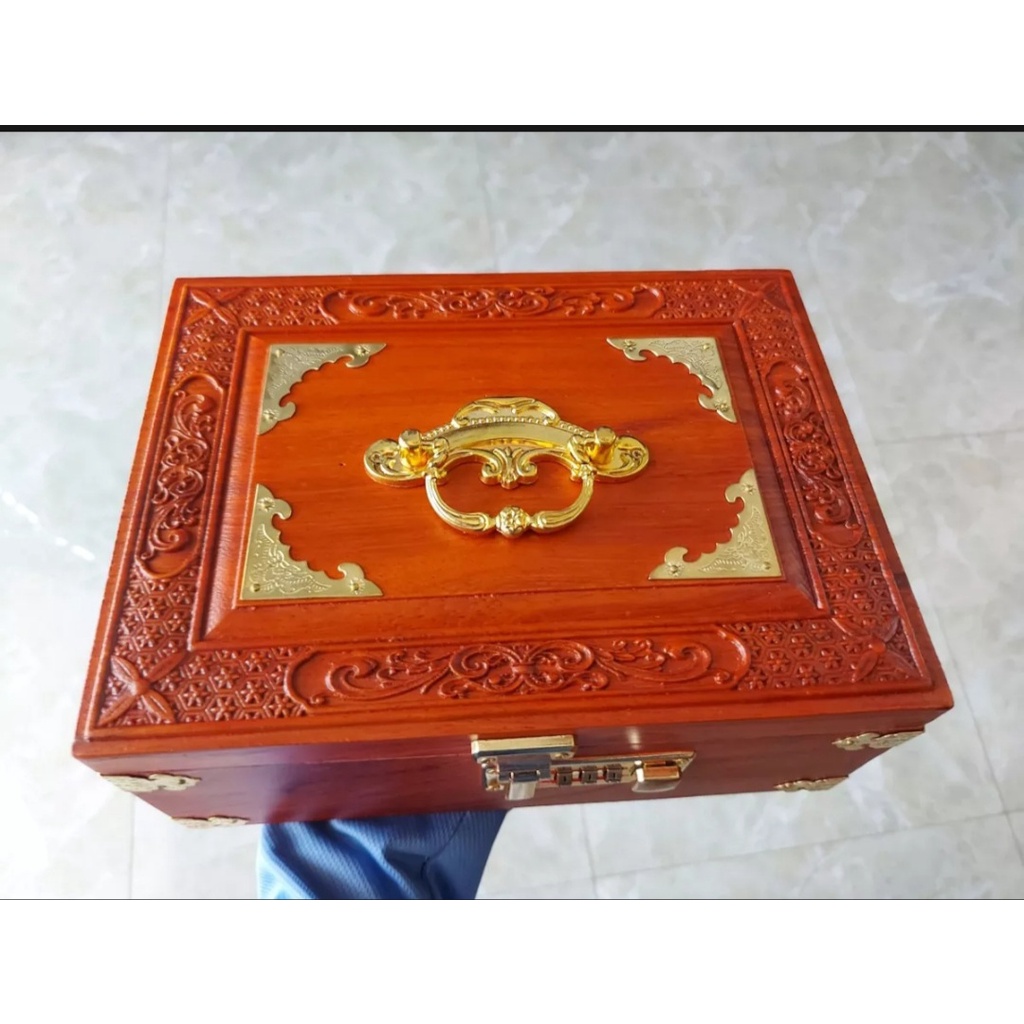 Hộp Đựng Trang Sức Gỗ Hương Loại To