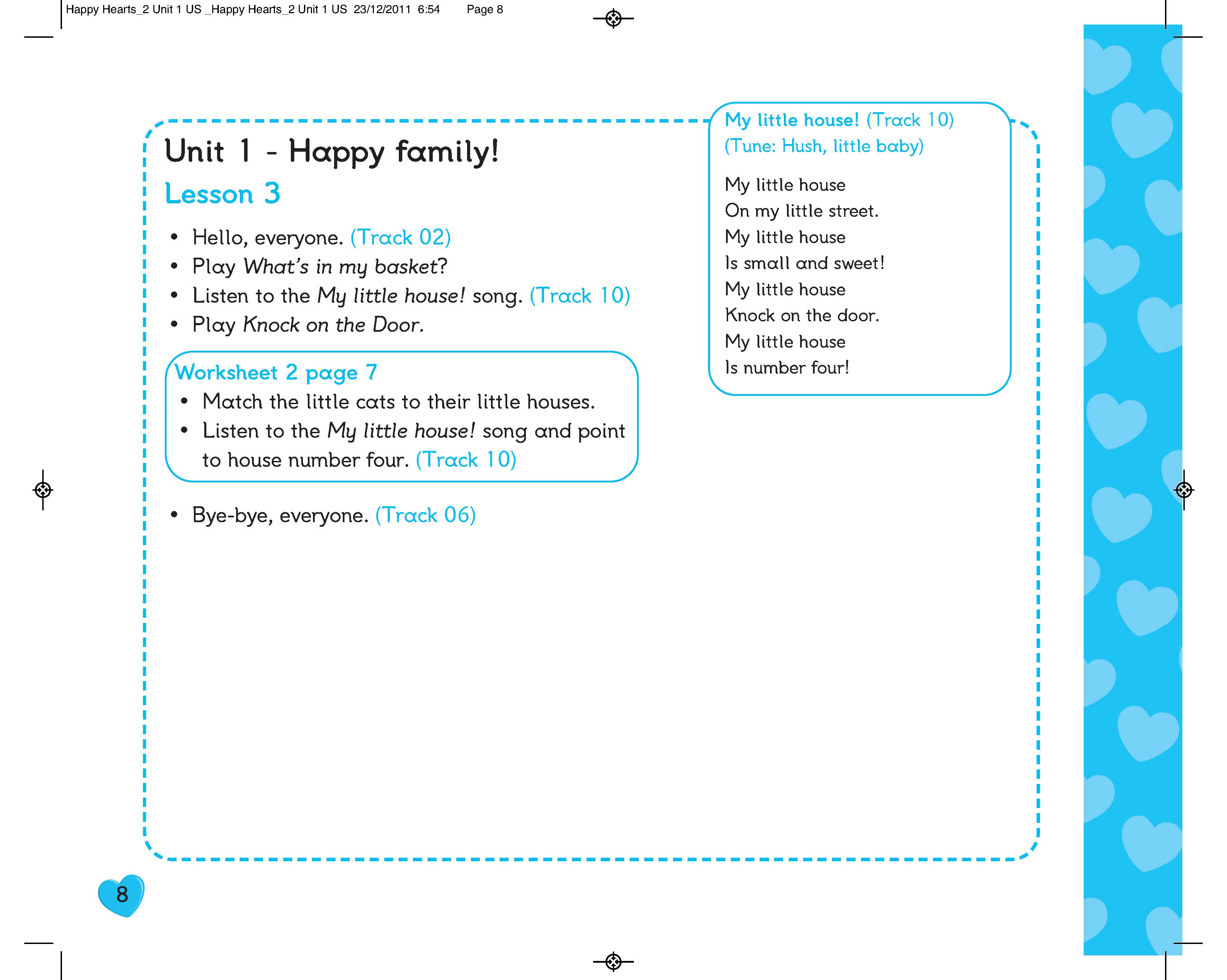 Happy Hearts US 2 Pupil's Book (With Stickers)