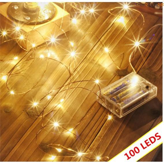 Đèn led nhấp nháy dây dài 6m x 40 bóng chiếu sáng- trang trí lều trại và chụp hình