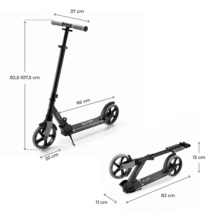 Xe trượt scooter cho bé từ 5 tuổi đến 100kg Kinderkraft FREELY
