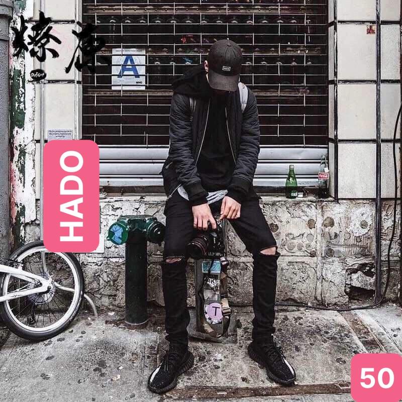 Quần jean nam không rách gối màu xám nhạt trơn chất bò cao cấp co dãn 4 chiều rin form dáng skinny Hado708 mẫu mới