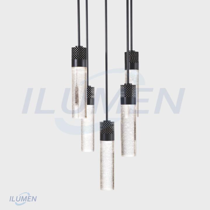 Đèn Thả Trần Phòng Khách Thủy Tinh Đèn Thả Sea Urchan Trang Trí Nhà Hàng Khách Sạn Chung Cư