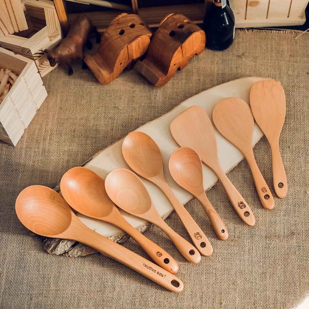 Vá cơm gỗ beech - Wooden rice spoon