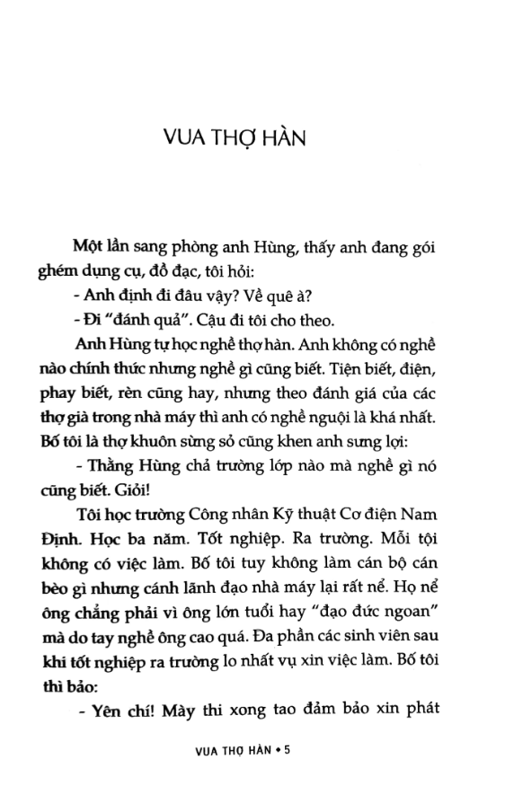 Sách Vua Thợ Hàn