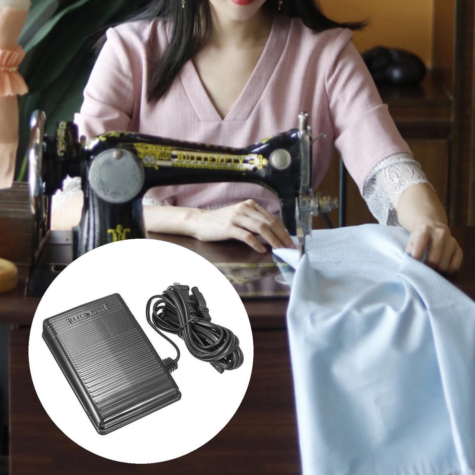 Durable Sewing Machine Foot Control Pedal Anti-slip Foot Switch with Cord