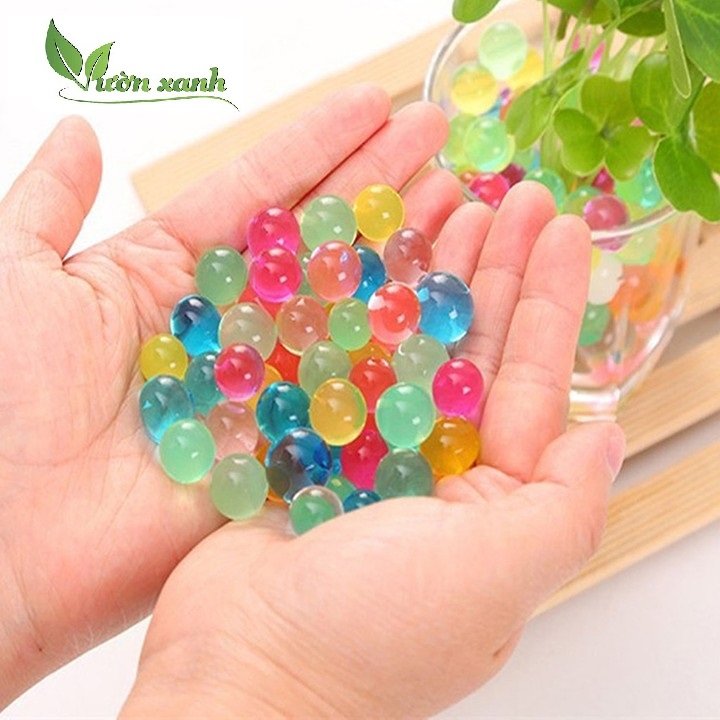 Hạt nở trồng cây thủy sinh, làm slime