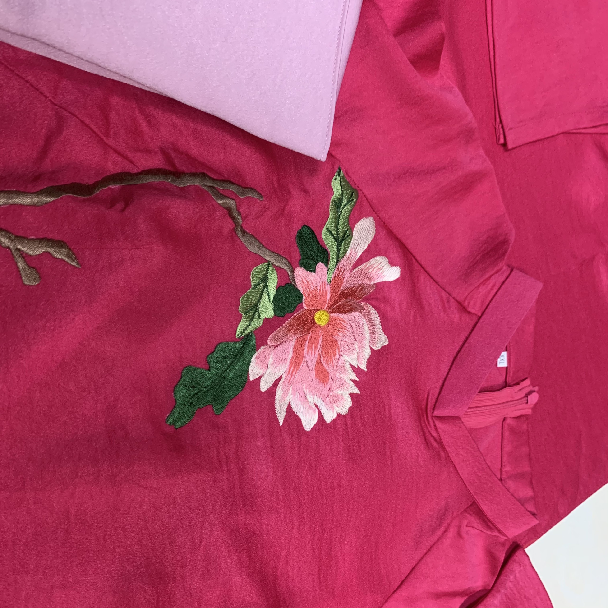 Áo Dài Thêu Truyền Thống Lụa Tô Châu Cao Cấp - Áo Dài Mian