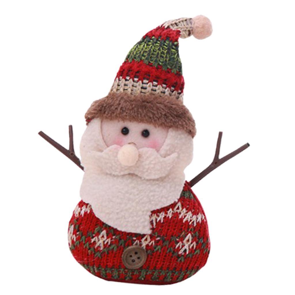 Christmas Knit Plush Doll Gift Toy Christmas Ornament Home Decor