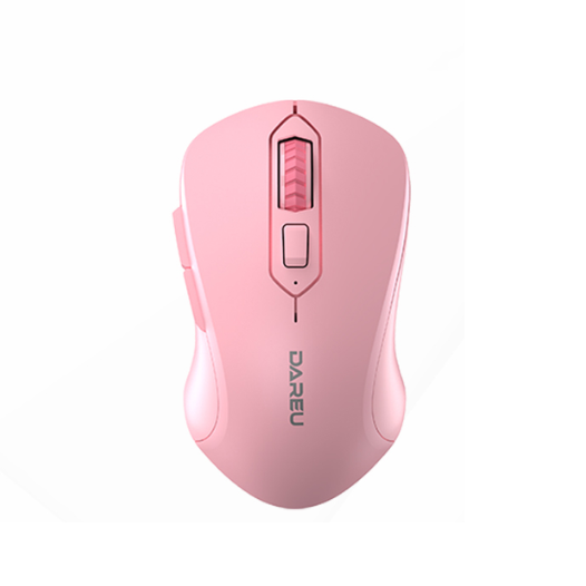 Chuột Bluetooth Dareu LM115B Pink - Kết Nối Điện Thoại, iPad, Macbook - Hàng Chính Hãng