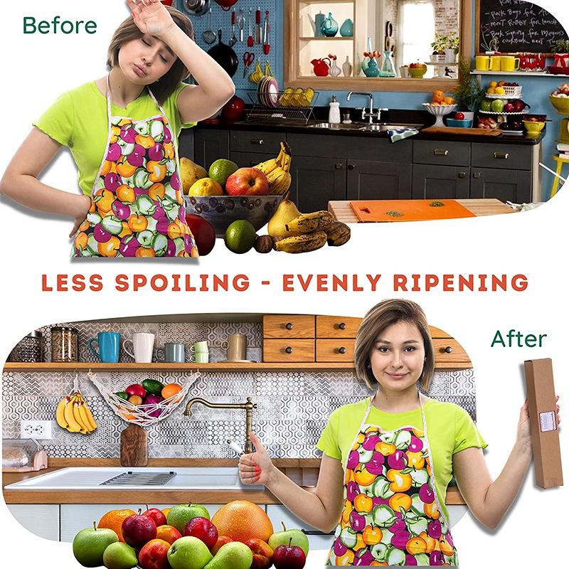 Macrame Trái Cây Võng Cho Nhà Bếp Dưới Tủ, Chà Bông Chay Võng Trái Cây Giá Đỡ Lưới Và Móc Treo Giỏ Trái Cây