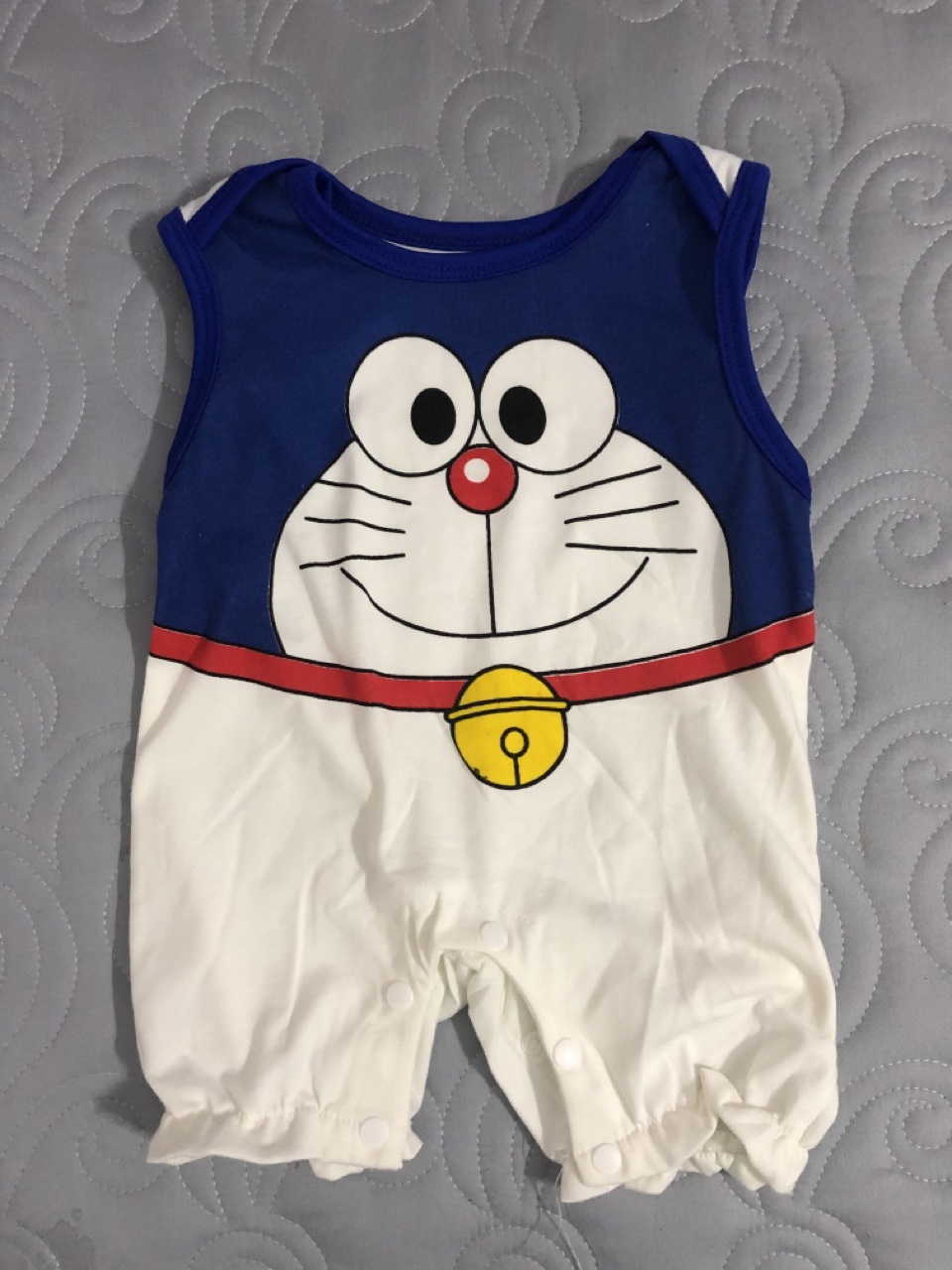 Body Sát Nách Doraemon bé trai bé gái mẫu quần áo trẻ em chất cotton mền mịn cho bé từ 3-12kg