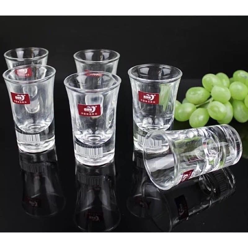 Bộ 6 ly thủy tinh đế dày cao cấp