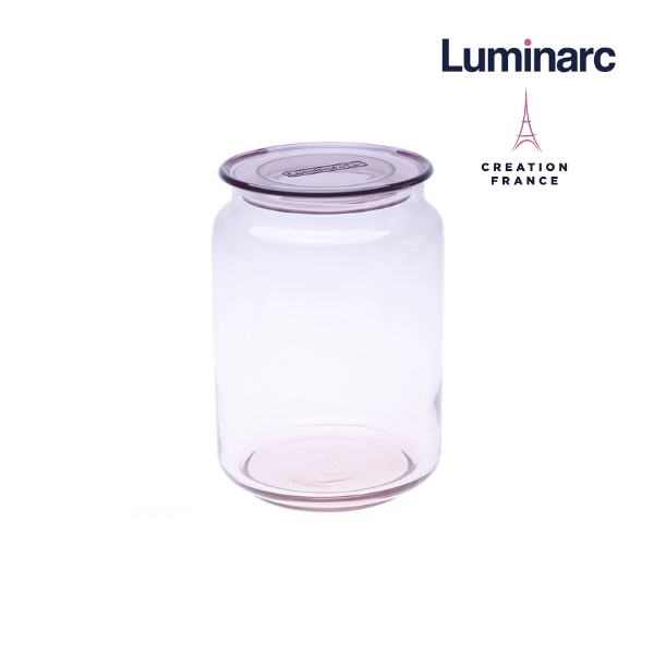 Combo 3 Hũ Thuỷ Tinh Luminarc Rondo Pink 750ml - LUHUJ5876