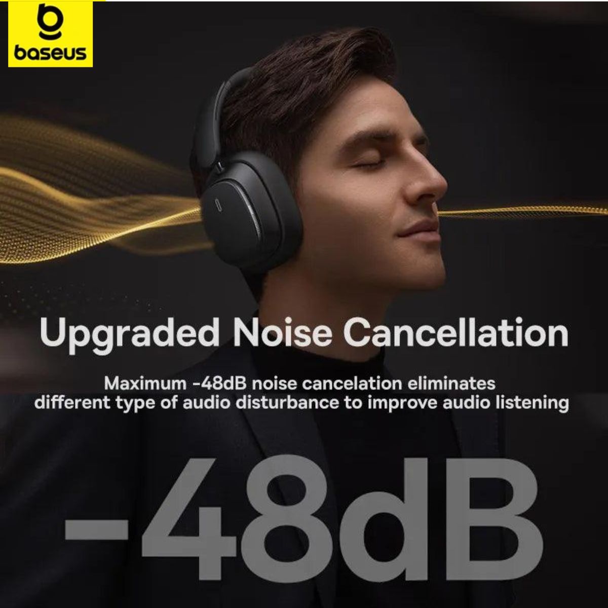 Tai Nghe Baseus Bowie H1 Pro ANC Chụp Tai Không Dây- hàng chính hãng