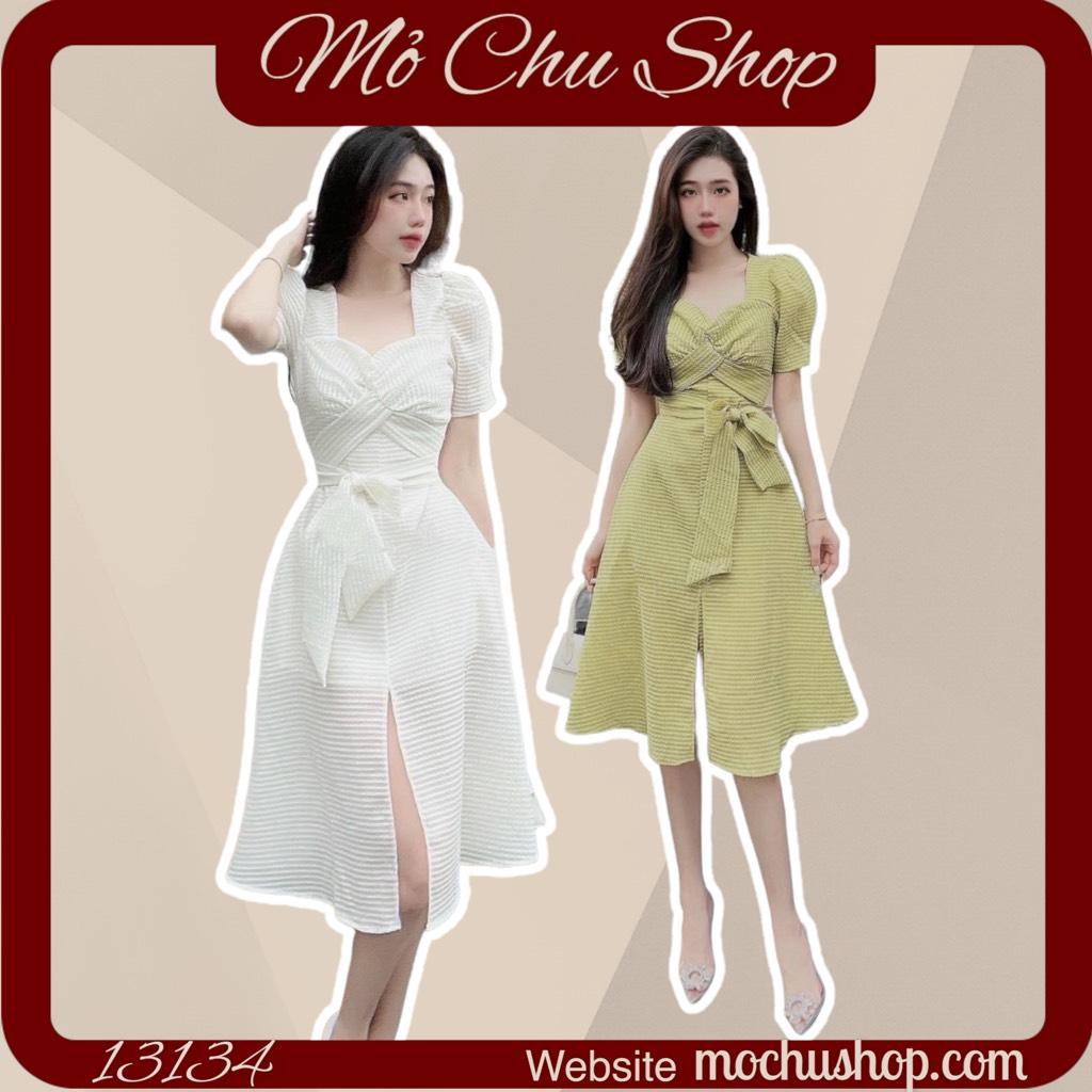 ĐẦM XOÈ CHÉO DÂY CỘT EO 13134