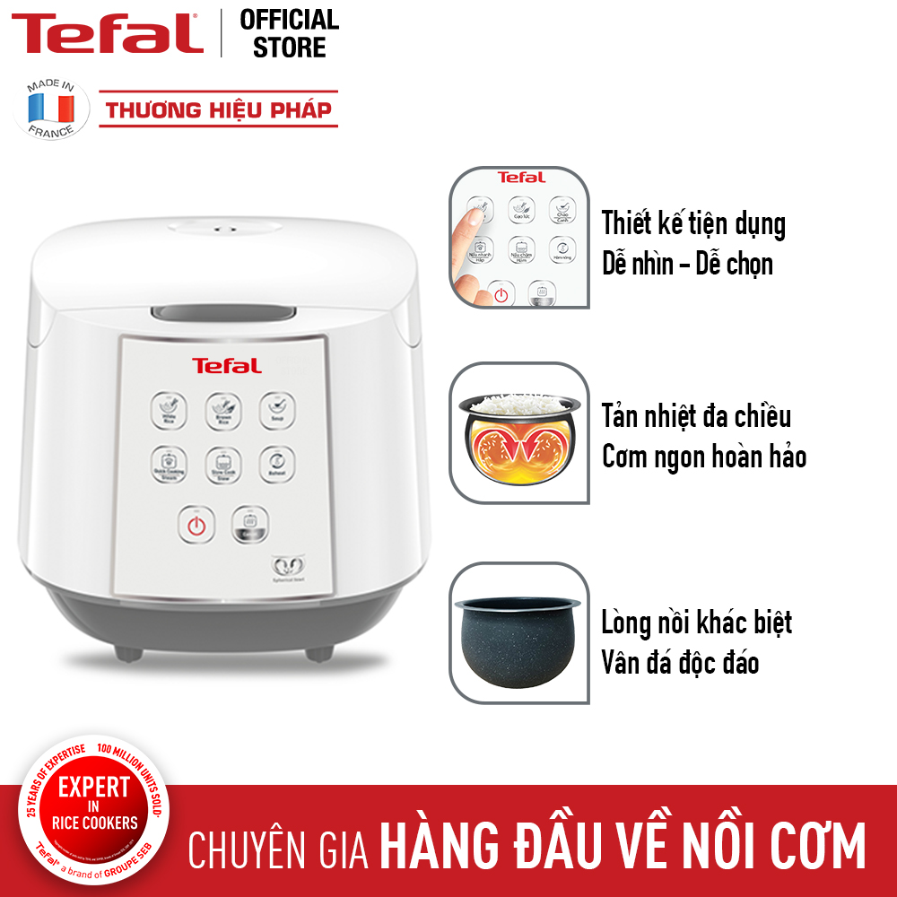 Nồi cơm điện tử Tefal RK733168 - Hàng chính hãng