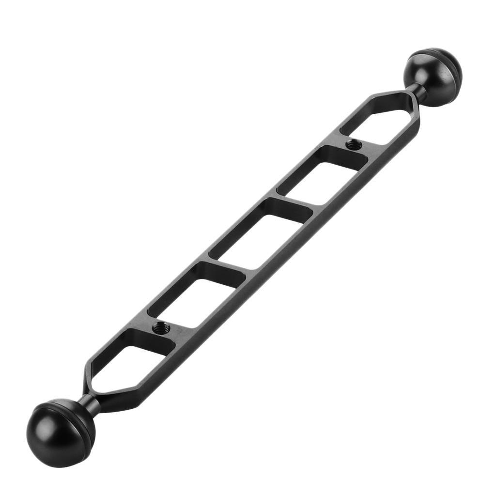 CNC Ball Head Butterfly Clip 11" Light Arm for Camera Black