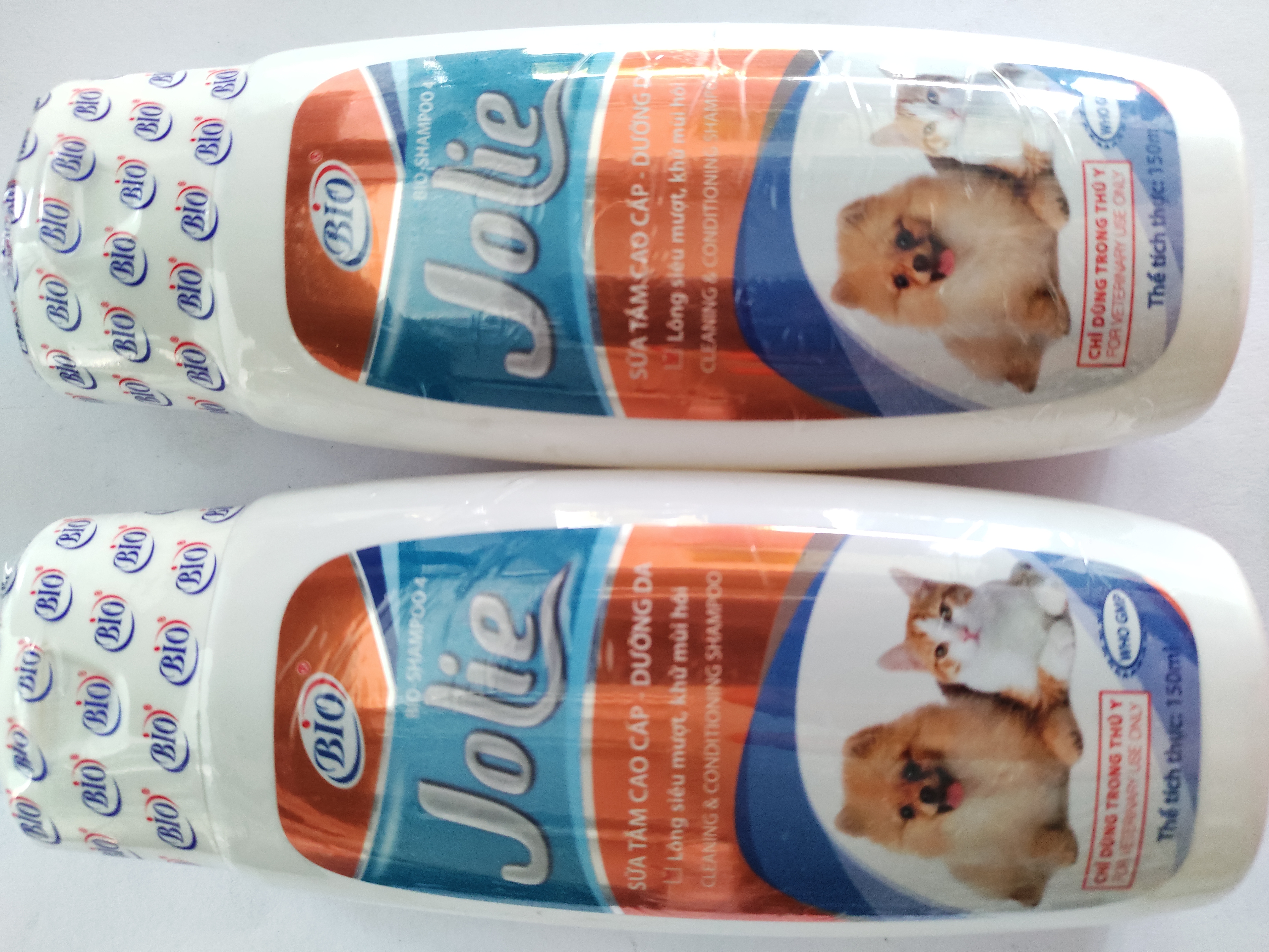 BIO JOLIE 150ml sữa tắm cao cấp dưỡng da, lông siêu mượt, khử mùi hôi trên chó, mèo