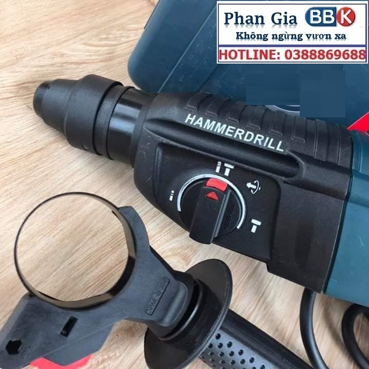 Máy Khoan Đục Bê Tông 1200W, 3 Chế Độ 2 - 26 Cam kết 100% Ruột Đồng Máy Khỏe Chạy Êm Bền