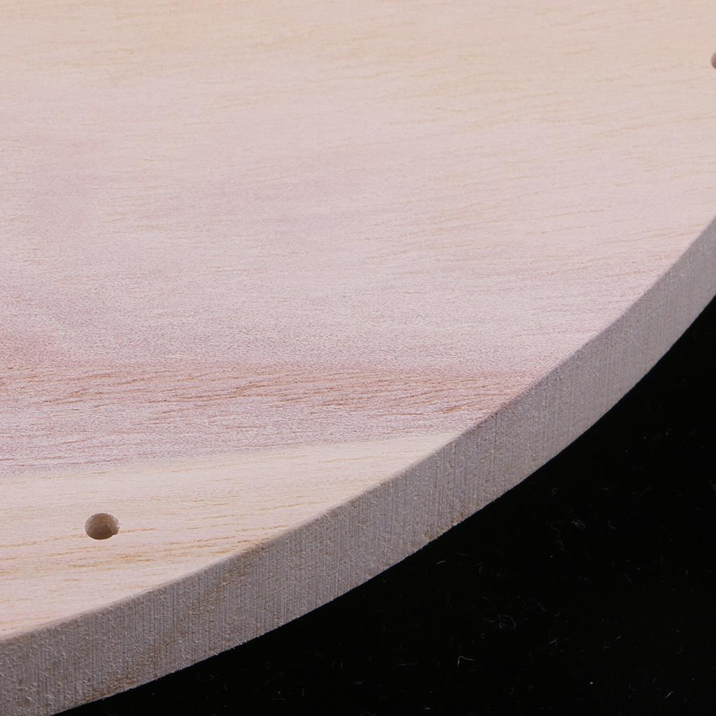 12" Wood Circle Cutouts Unfinished Blank Round Wood Cutouts Plaque DIY Craft