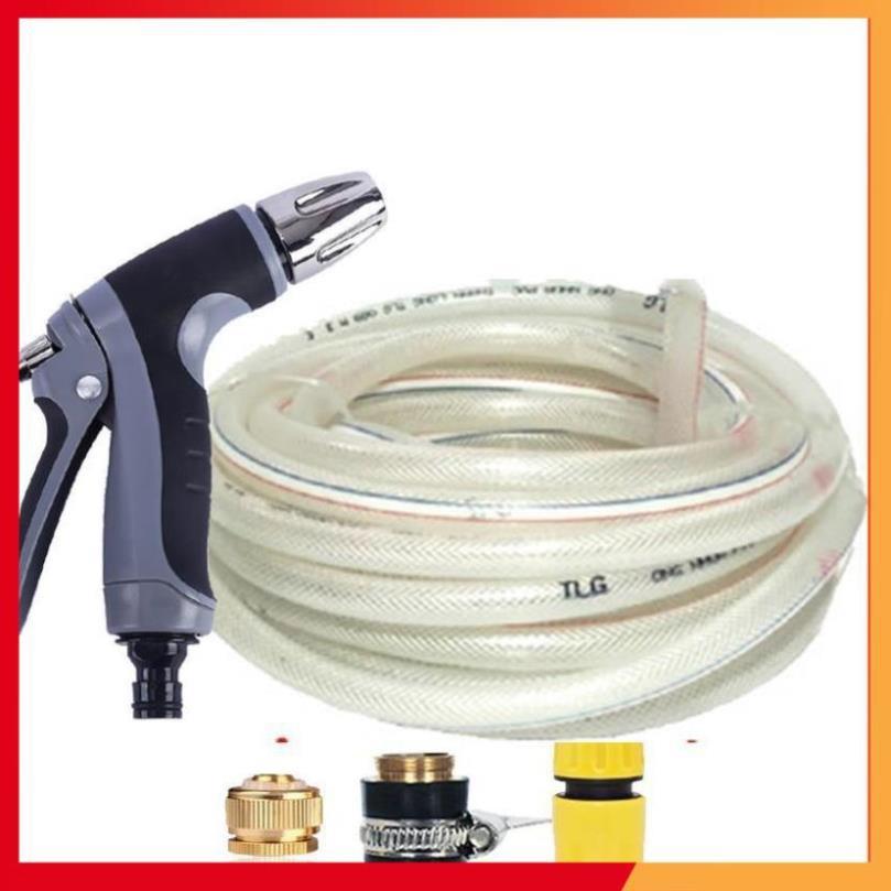 Bộ dây và vòi xịt rửa xe tưới cây tăng áp 20M 206817