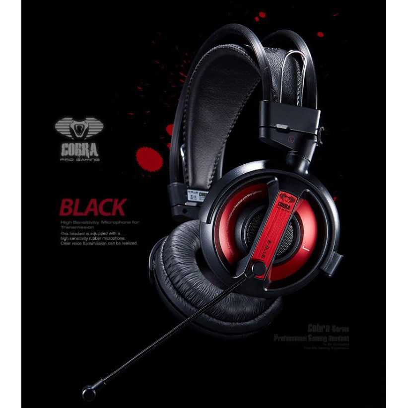 Tai nghe Chụp tai Gaming XENICS E - BLUE COBRA HEADSET - HÀNG CHÍNH HÃNG