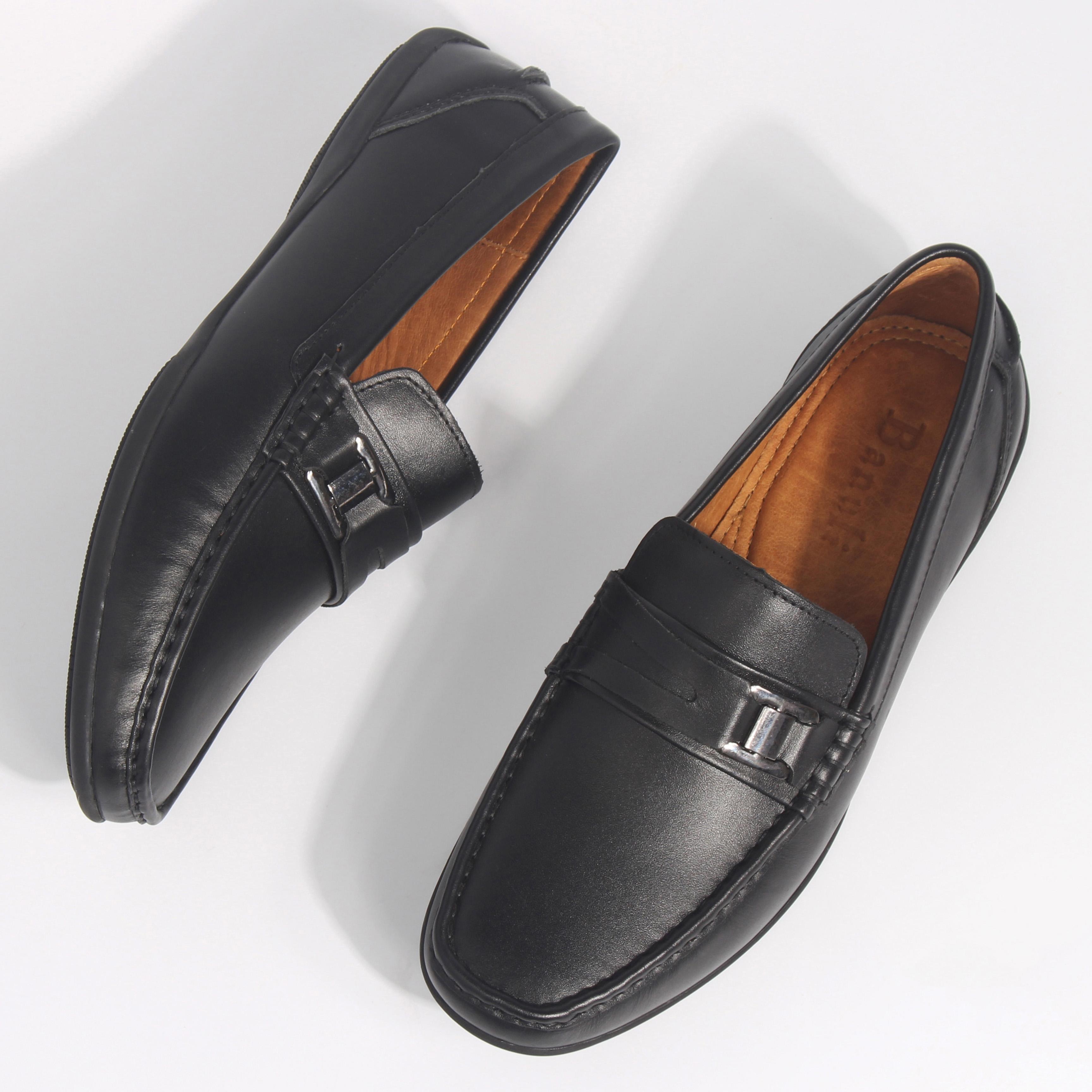 Giày Lười Nam Banuli Casual Slip-On Shoes Nappa Cow Leather C3ML3 (Da Bò Nappa Mềm Dẻo, Đế Siêu Nhẹ, Chống Trượt, Bảo Hành Trọn Đời)