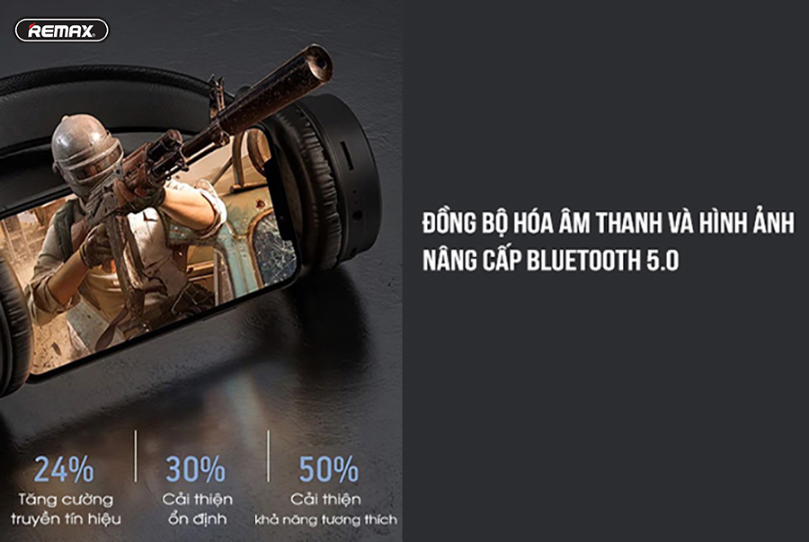 Tai Nghe Bluetooth &amp; Hỗ Trợ Jack 3.5 REMAX RB-725HB - Hàng Chính Hãng