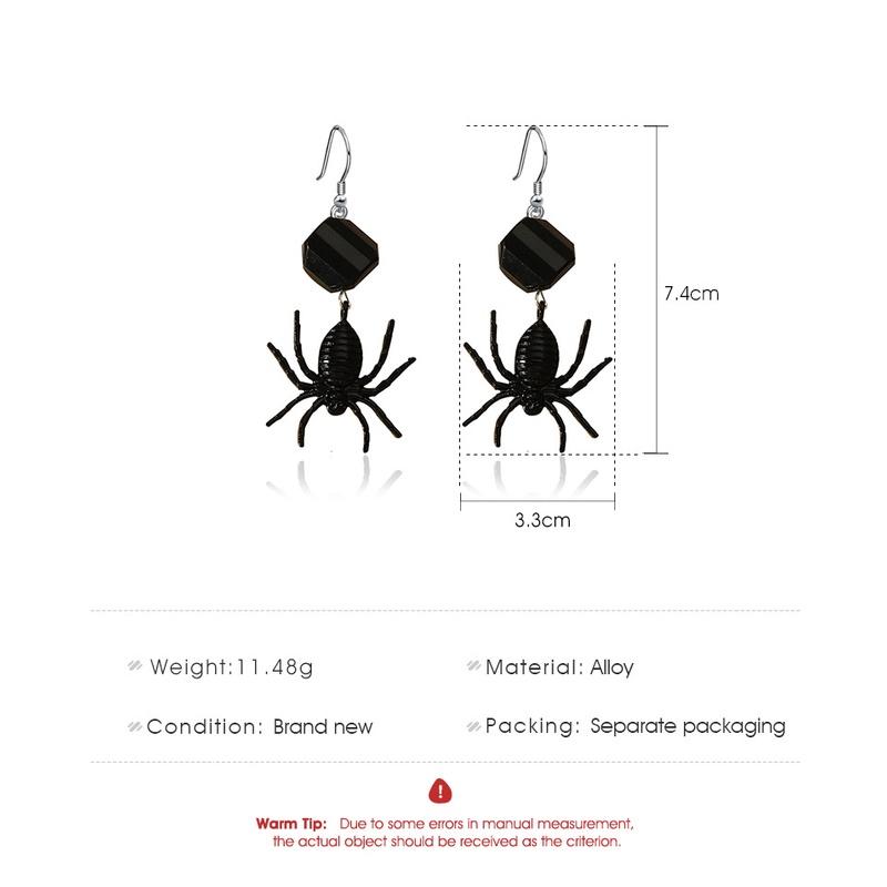 Creative Spider Earrings for Women Halloween Jewelry Accessories